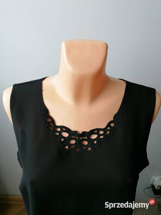 NOWA DAMSKA CZARNA BLUZKA BEZ RĘKAWÓW RXLXXL łódzkie Łódź