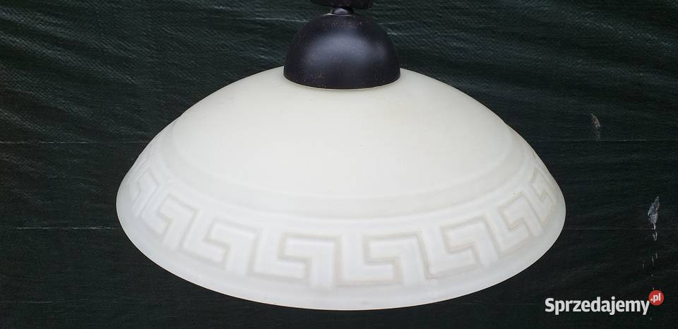 Lampka żyrandol duży styl grecki odcienie brązowego zachodniopomorskie