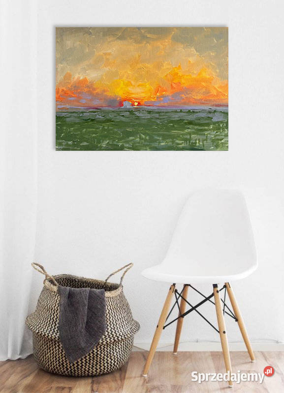 Wschód słońca w Avebury obraz olejny pejzaż Katowice