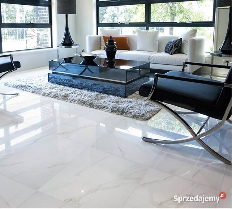 GRES CARRARA WHITE 60X60 MARMUR WYSOKI POŁYSK Piotrków Trybunalski