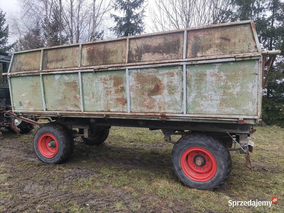 Przyczepa rolnicza HL 8011 wywrotka dwie strony nieuszkodzony Chełm sprzedam