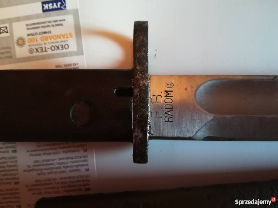bagnet wp wz 29 fb radom II rp Antyki, Sztuka, Kolekcje Poledno