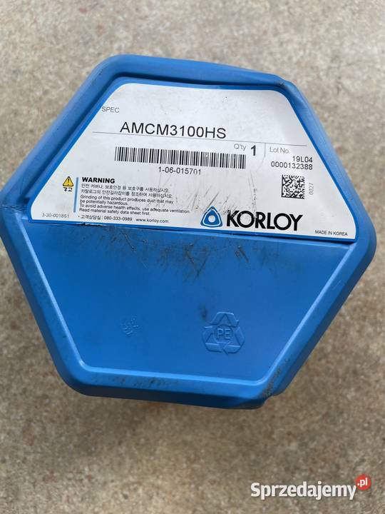 Głowica frezarska AMCM3100HS KORLOY fi 100 Czarnożyły