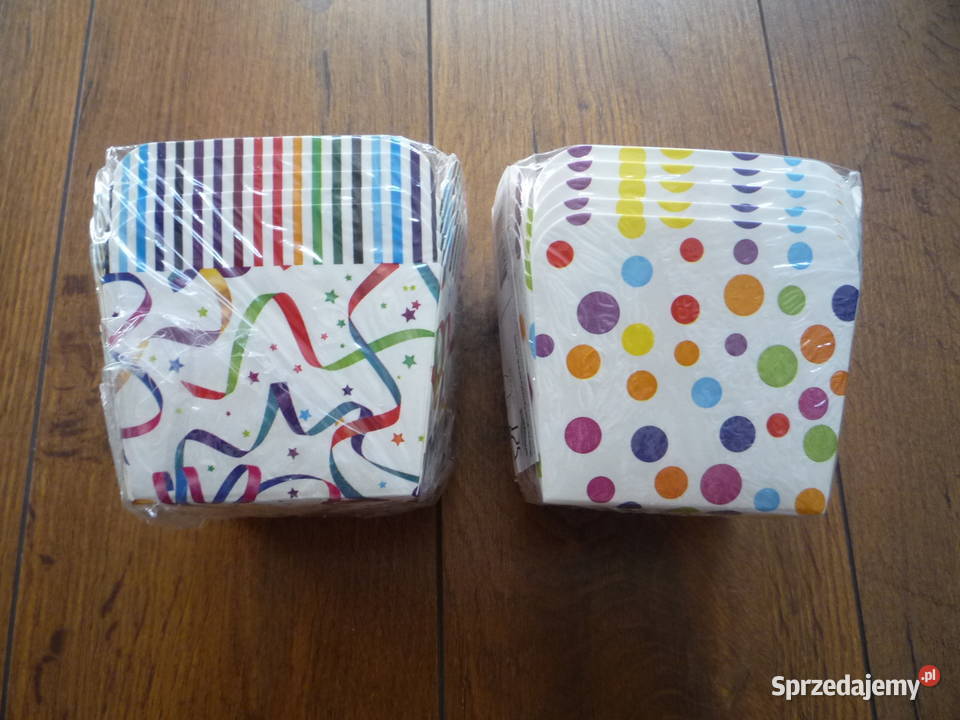 2 opakowania x 5 Pudełka papierowe na chipsy Szczecin