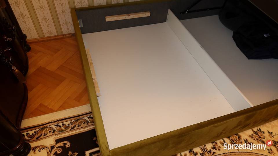 ŁÓŻKO TAPICEROWANE 140x200 Pojemnik Materac 9 Ziębice sprzedam