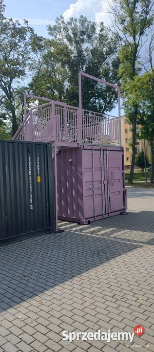 Kontener gastronomiczny RÓŻOWY z
antresolą gastronomiczne Tarnowskie Góry