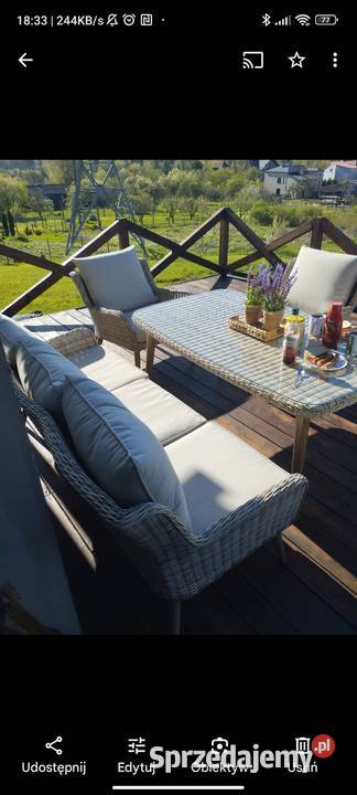 Piękny zestawy ogrodowy Bilboa Dom i Ogród Tychy sprzedam