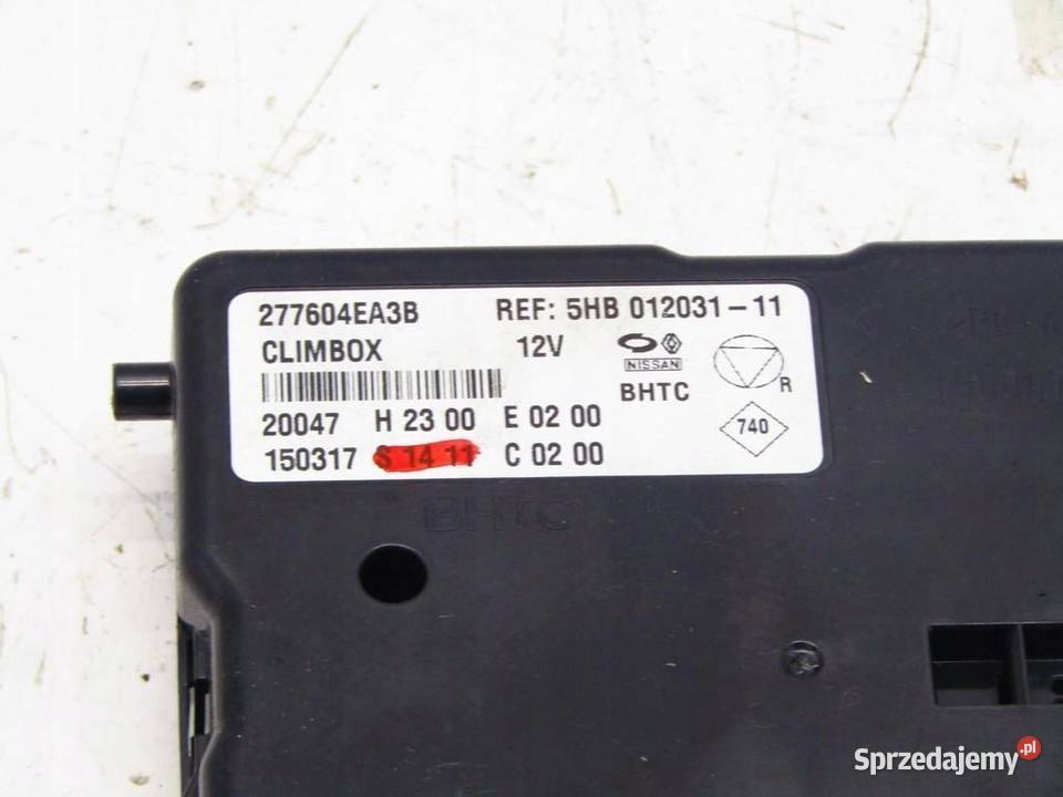 MODUŁ STEROWNIK KLIMATYZACJI NISSAN QASHQAI J11 osobowe