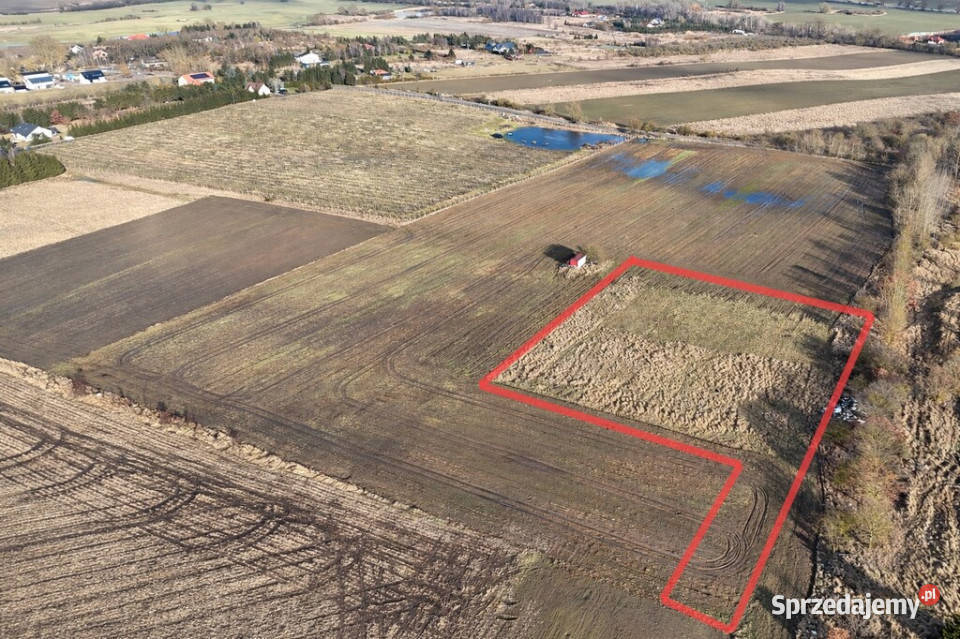 Działka pod hale magazynowo produkcyjną Smolęcin