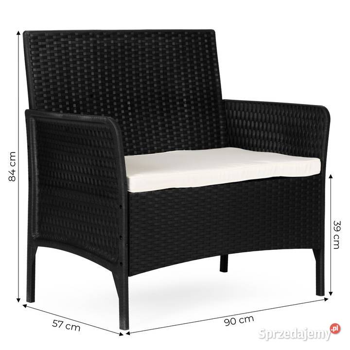 Sofa ogrodowa dwuosobowa