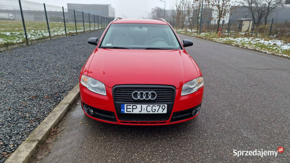 Audi A4 Avant b7 18T 2005r Klima Tempomat Opony czerwony Pabianice