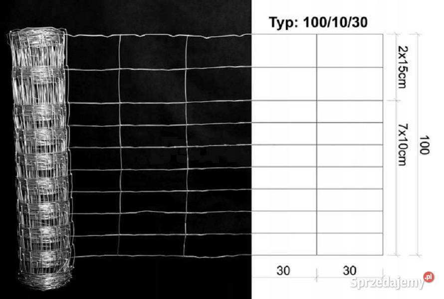 SIATKA OGRODZENIOWA LEŚNA 1001030 L