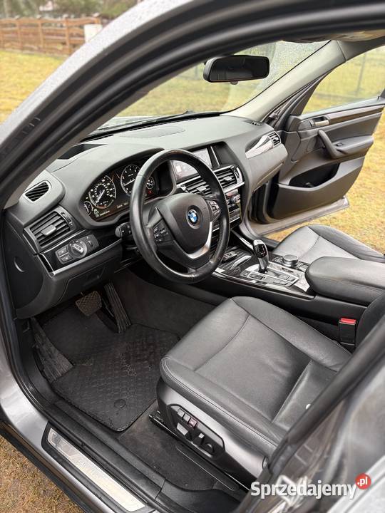 BMW X3 F25 2017 HeadUp CarPlay Nowy rozrząd światła do jazdy dziennej Pisz