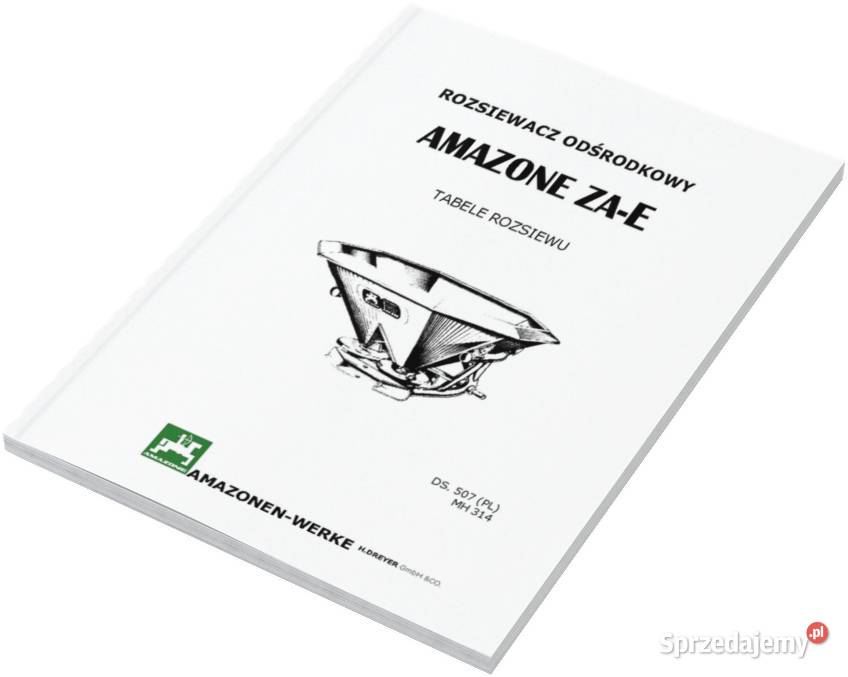 Tabele wysiewu Amazone ZAE E Szamotuły
