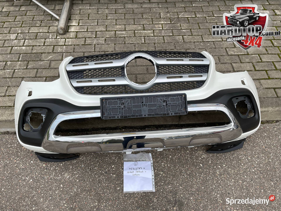 ZDERZAK Mercedes X 2018 CHROM Oryginalny 6 Pasłęk