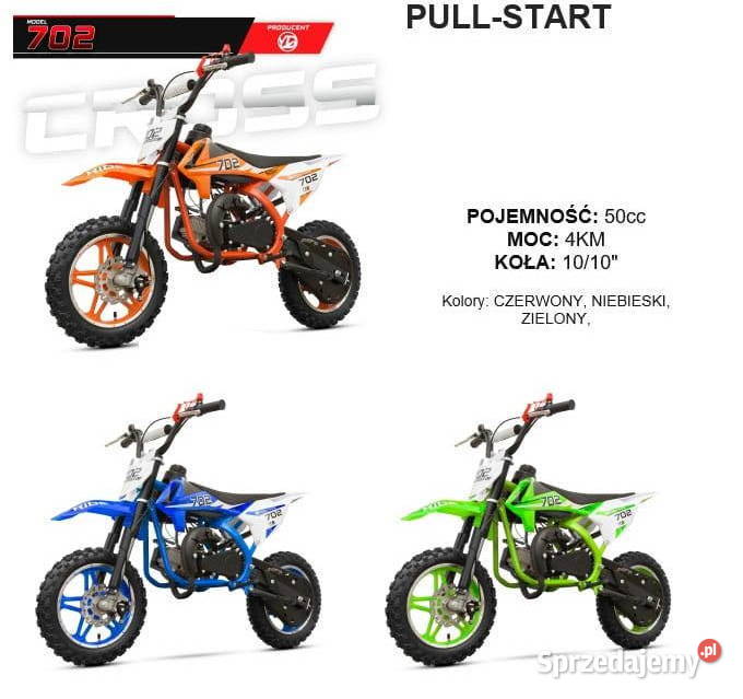 Mini Cross YD 702 50cc krosik crrosik na prezent dolnośląskie Wrocław