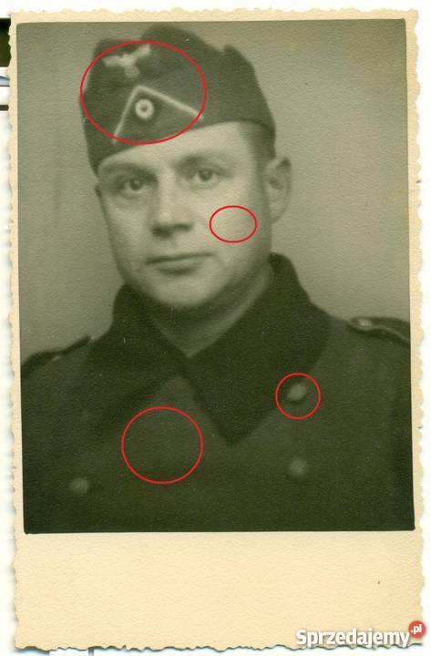 Stare zdjęcie pocztówka żołnierz niemiecki 2