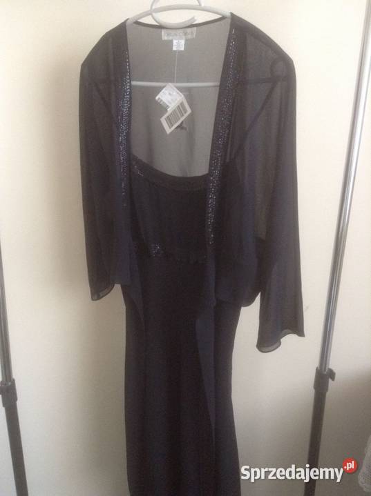 Nowa suknia wieczorowa dwuczęściowa100 jedwab M Inny wzór opolskie Opole