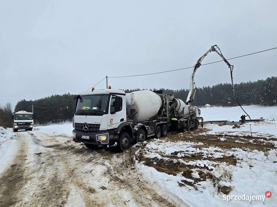 Beton transport pompowanie posadzki budowa Braniewo sprzedam