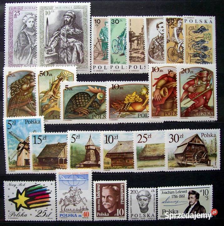 Znaczki polskie 1986 IV kwartał Leźnica Wielka sprzedam