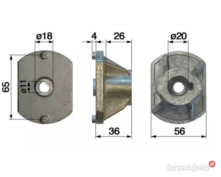 Uchwyt mocowanie noża Castelgarden Viking Stiga Wieluń