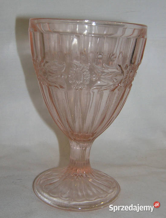 kielich vintage depresyjne szkło pinkAld sprzedam