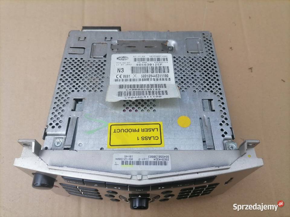 Peugeot 607 radio radioodtwarzacz nawigacja wielkopolskie Sompolno sprzedam