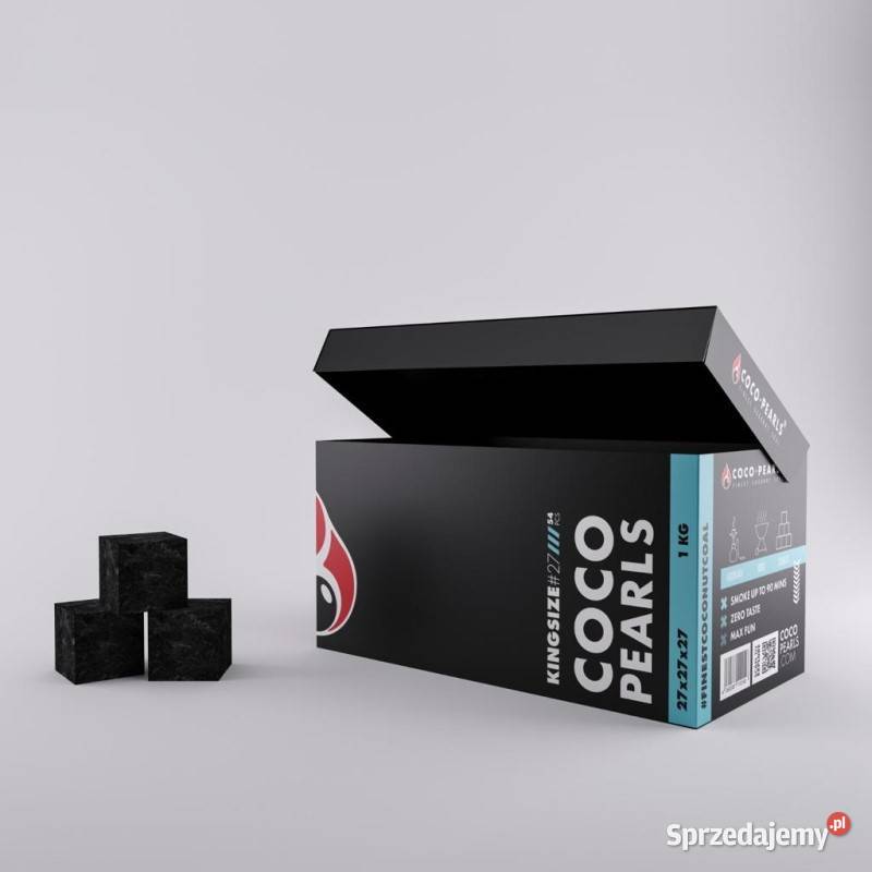 COCOPEARLS Węgiel do Fajki Wodnej Shisha 1 27mm Łódź