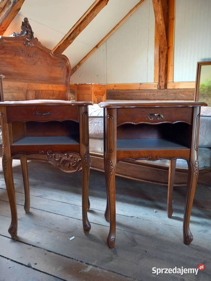 Piękne 2 stoliki nocne z Francji wys 67 szer 44 Meble małopolskie Alwernia