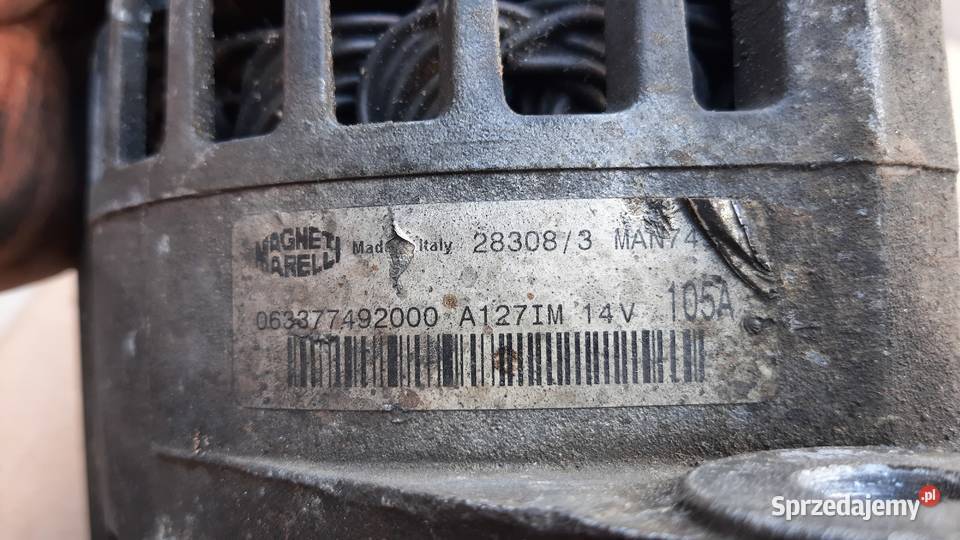 alternator 105A Opel Asta H Zafira B Vectra C Dębno
