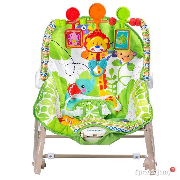 Leżaczek bujaczek fotelik 3w1 wibracje Ecotoys