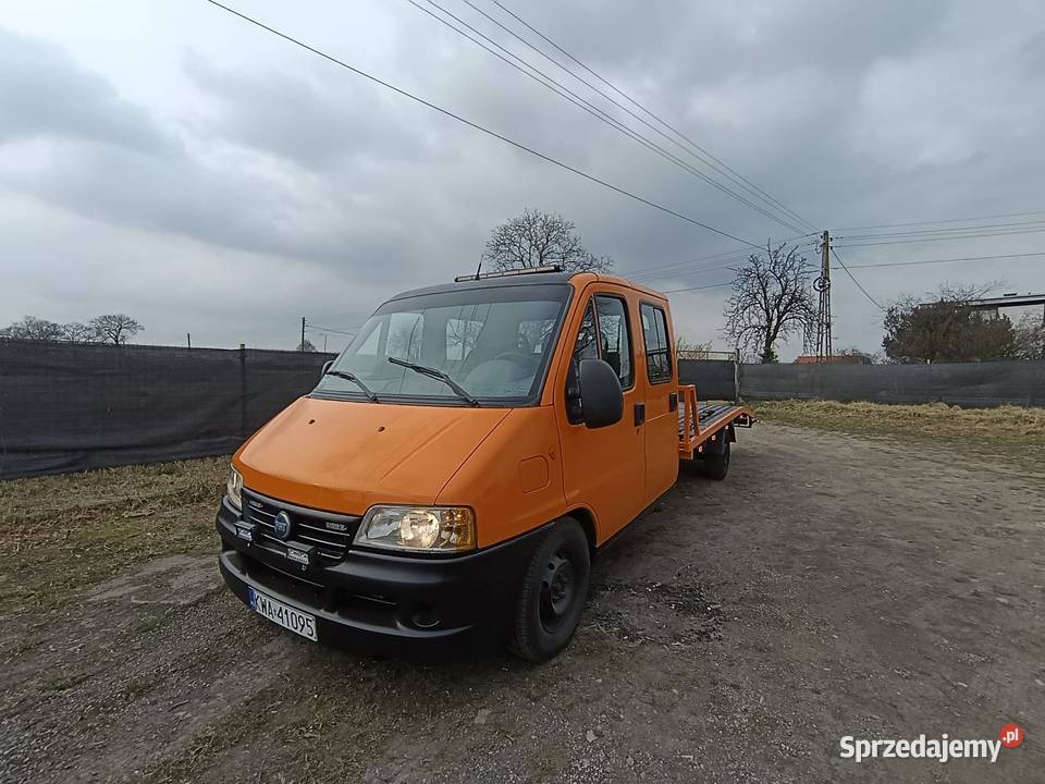 Fiat Ducato auto laweta dubel kabina możliwa śląskie Mysłowice
