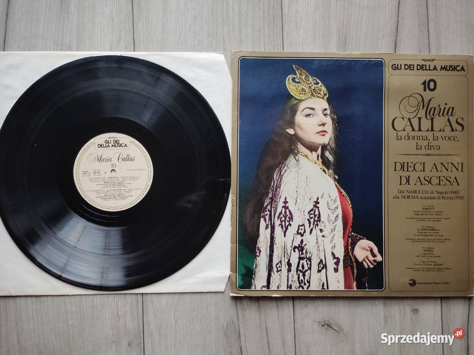 Maria Callas album winylowy live 1 płyta Wronki