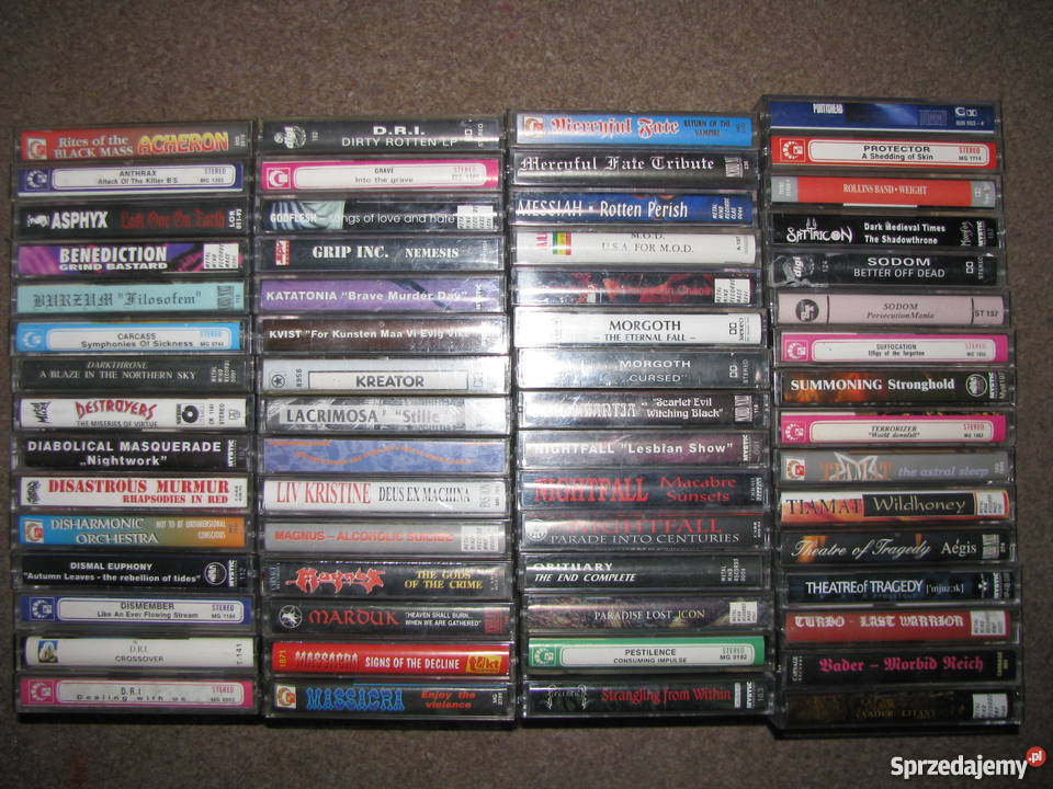ORYGINALNE KASETY HEAVY METAL zachodniopomorskie Szczecin sprzedam