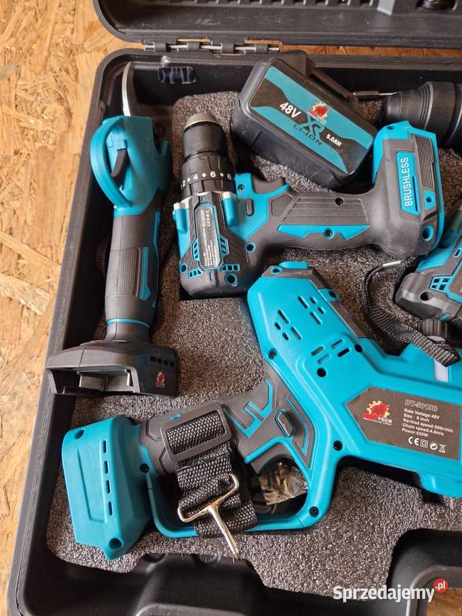 ZESTAW NARZĘDZI AKU 48V 6w1 MŁOT KLUCZ