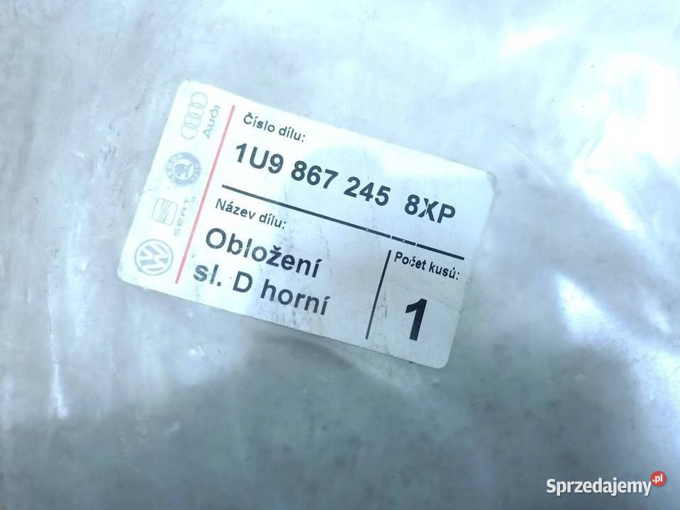 Skoda Octavia I KOMBI OSŁONA POSZYCIE SŁUPKA TYŁ Pozostałe Skarżysko-Kamienna sprzedam