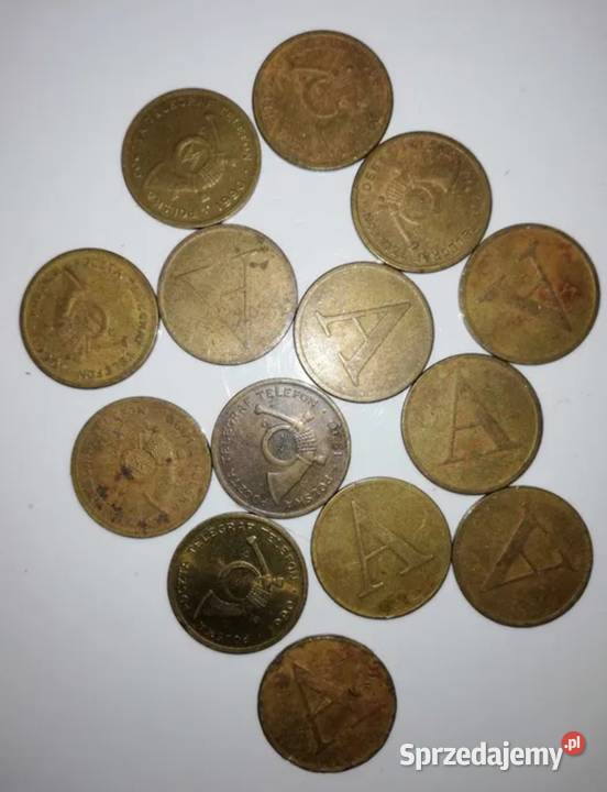 Żetony A i B Mennica Polska Miedź 1990 r Warszawa