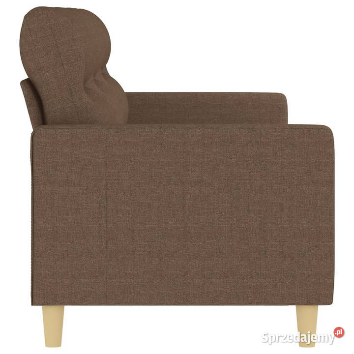 Sofa 3osobowa brązowa 180 tapicerowana tkaniną mazowieckie Warszawa