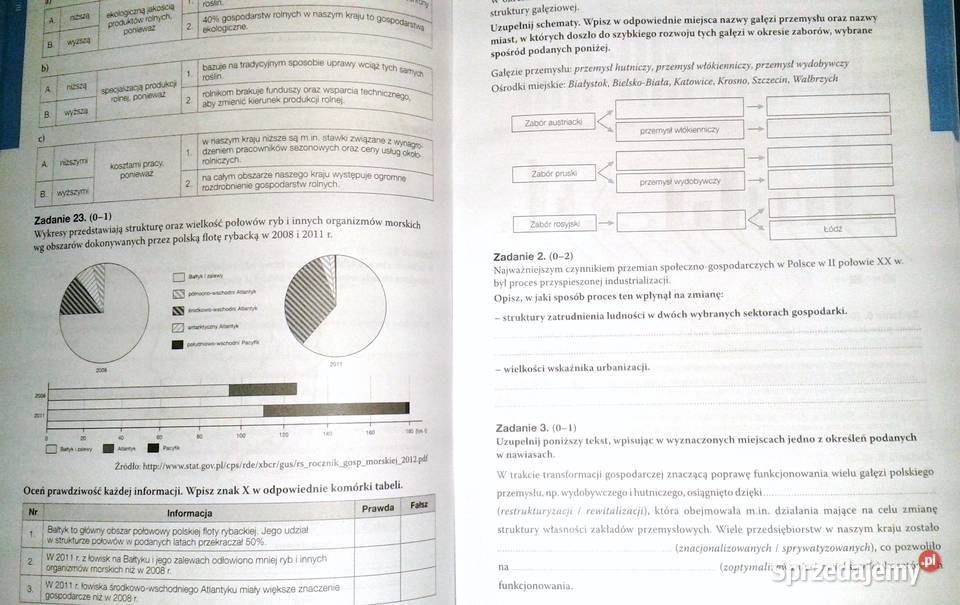Sprawdzian Rolnictwo Oblicza Geografii 3 Grupa B sprzedajemy.pl