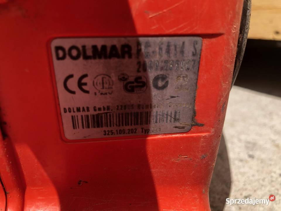 Piła do kostki betonu asfaltu DOLMAR Zbylitowska Góra