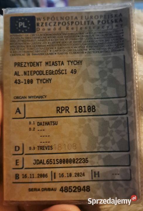 DIHATSU TREVIS śląskie Wilkowice