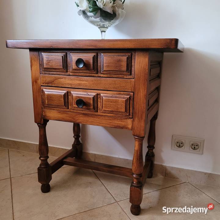 Komoda kolonialna szafka nocna 66cm Białogard