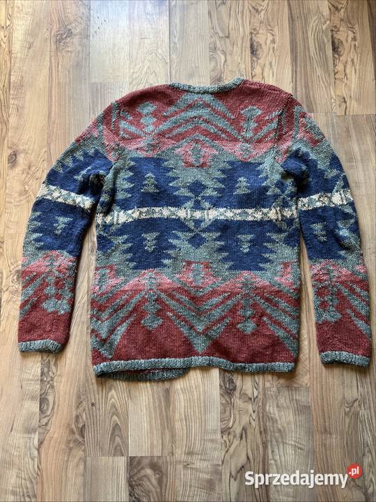 Ralph Lauren Vintage Aztec cardigan cape hand Marynarki i żakiety Racibórz sprzedam