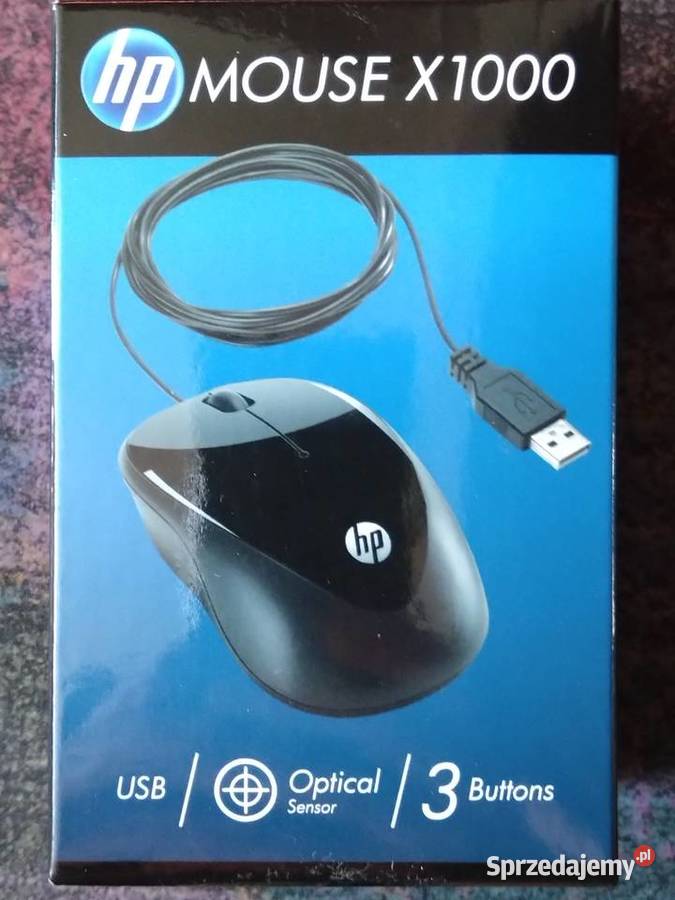 Mysz optyczna HP X1000 USB mazowieckie Warszawa