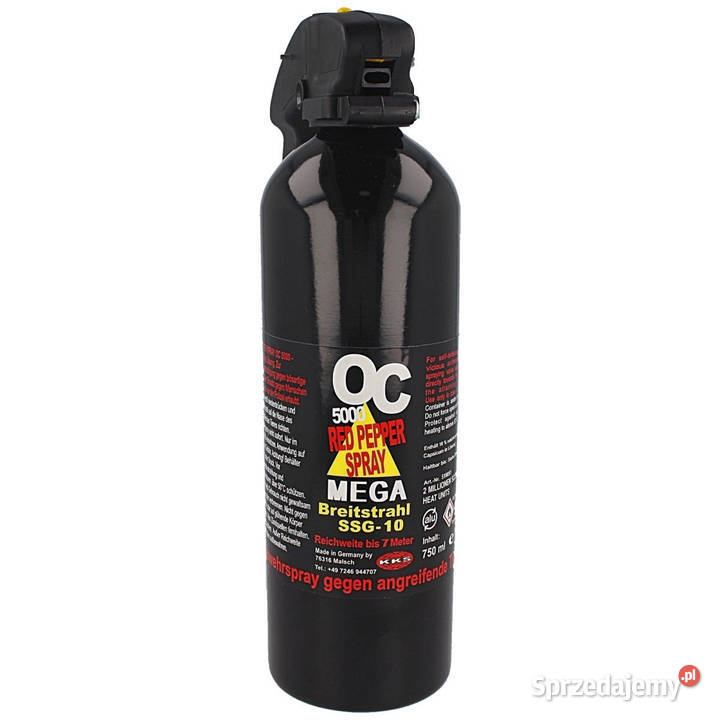 Gaz pieprzowy KKS OC 5000 Gel 750ml dysza HJF sprzedam