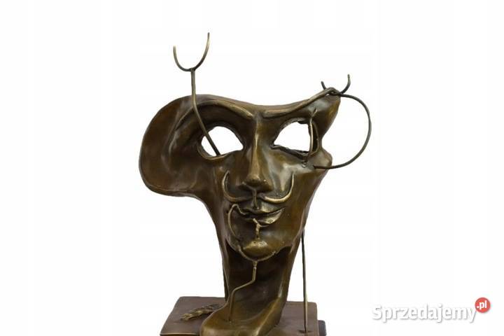 Rzeźba Twarz Maska Figura z Brązu w stylu Kraków