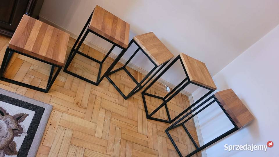 Kwietniki stylu loft albo stolik kawowy sprzedam