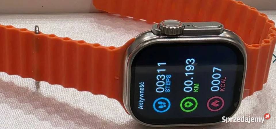 Nowy zegarek Smartwatch Ultra Amoled T800 pomiar sprzedam