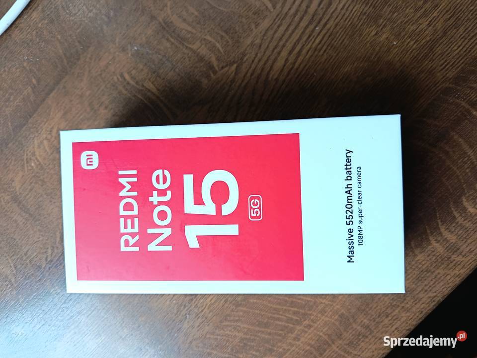 Redmi note 15 5G Nowy zapakowany Xiaomi Kętrzyn