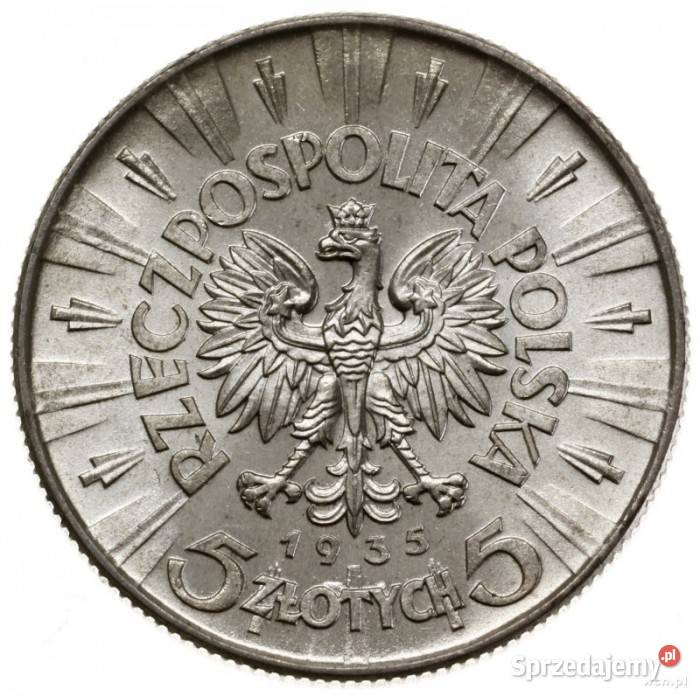 moneta Polska 5 złotych 19341936 19 Warszawa